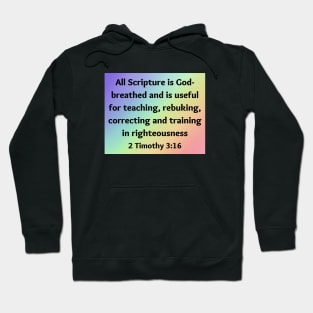 Bible Verse 2 Timothy 3:16 Hoodie